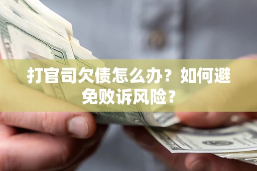 北京打官司欠债怎么办？如何避免败诉风险？