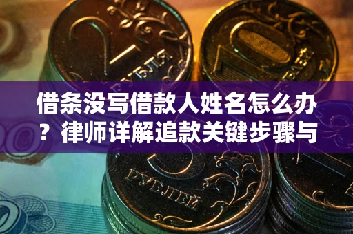 北京借条没写借款人姓名怎么办？律师详解追款关键步骤与证据链构建