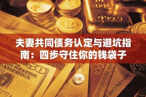 北京夫妻共同债务认定与避坑指南：四步守住你的钱袋子