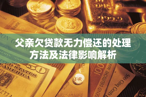 北京父亲欠贷款无力偿还的处理方法及法律影响解析