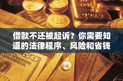 北京借款不还被起诉？你需要知道的法律程序、风险和省钱技巧